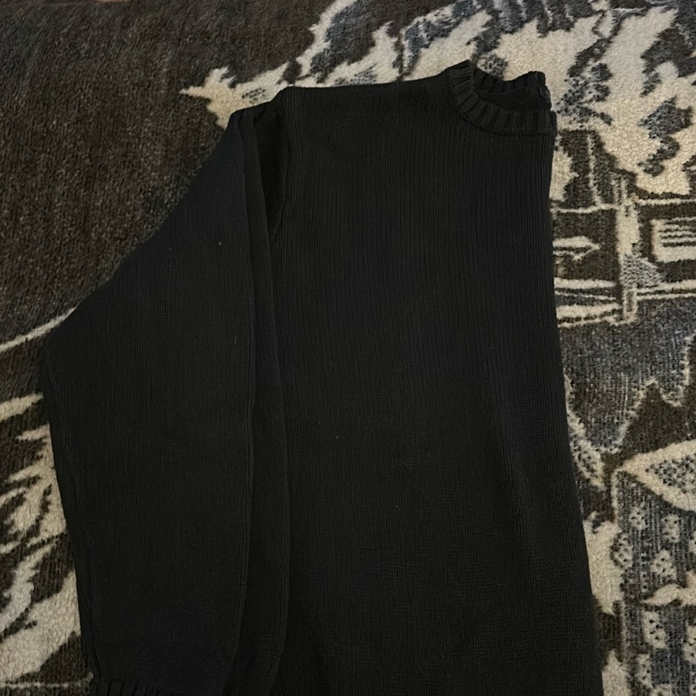 John Galt Black Knit Sweater